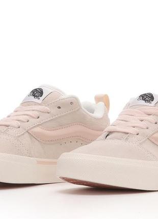 Кеды vans knu skool beige , женские кроссовки, венс6 фото