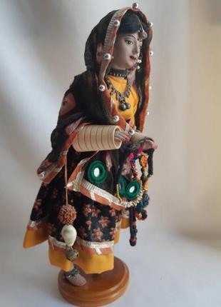 Статуэтка кукла керамика индианка винтаж4 фото