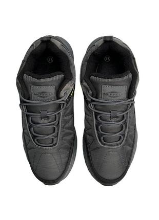 Мужские кроссовки merrell float pro black grey green4 фото