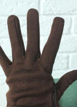 Перчатки из натуральной кожи damart.3 фото