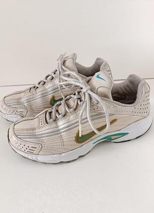 Р 6.5 / 39-40 26 см кожаные кроссовки vintage nike running jet stream