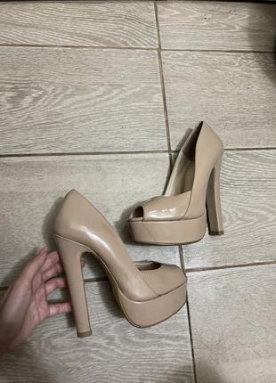 35 36 topshop бежевое туфлы босоножки на высоком каблуке бежевые туфли босоножки на высоком каблуке