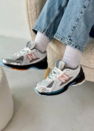 Кроссовки new balance 1906u grey oliviner white black grey