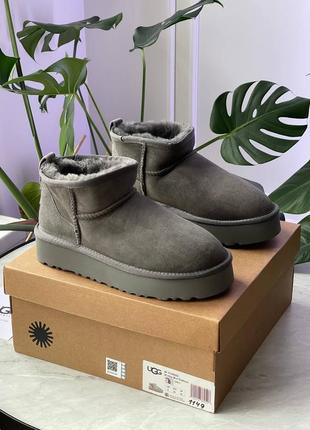 Ugg ultra mini platform grey