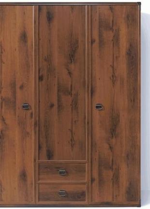 Шкаф для одежды в спальню вмк (брв) индиана jszf3d2s/150 дуб шутер (grb-1604)