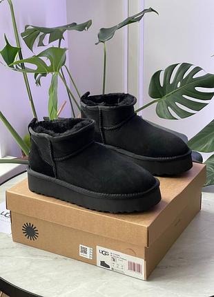 Ugg ultra mini platform black