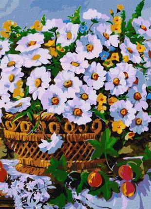 Картина за номерами идейка літні квіти © олександр закусулов ​​40х50см kho3118 набір для розпису за цифрами