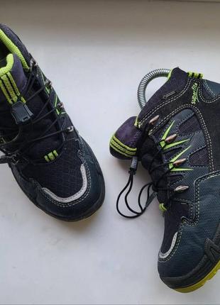 Осенние ботинки для мальчиков 
на мембране gore tex 
 super fit