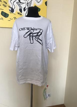 Футболка бавовняна нова off white