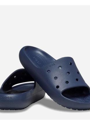 Crocs classic slide v2 original сша м12 46-47 (29 см) шлепки сланцы шлепанцы оригинал крокс