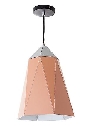 Люстра-подвес персиковая с треугольным дизайном вытянутой формы (ni002/s/peachy) elisey
