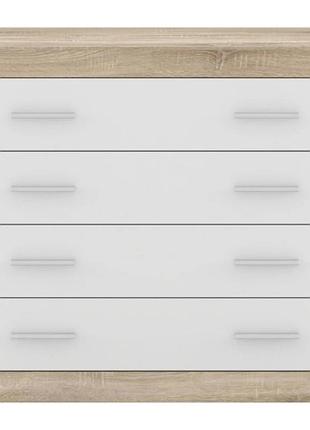 Комод в спальню гербор сара kom4s дуб сонома + нимфея альба (grb-1150)