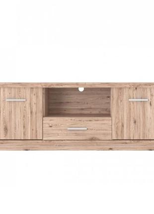 Тумба под тв гербор шанталь rtv2d1s дуб санремо светлый (grb-1410)