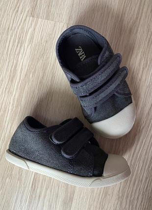 Кеды zara натуральная замша 22