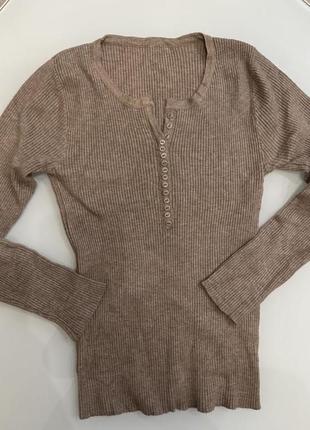 Базова кофта в рубчик