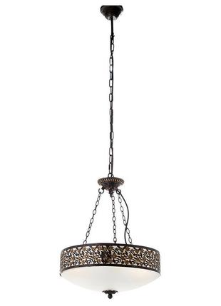 Люстра підвісна з металевим абажуром  elisey