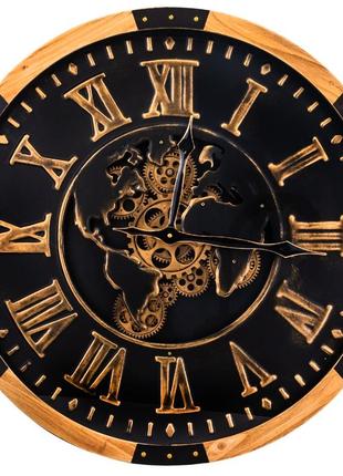 Часы "золотая карта", 64 см elisey