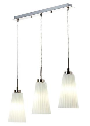 Світильник стельовий білий на 3 підвісних лампи  elisey