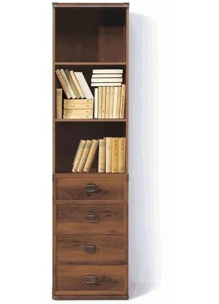 Пенал открытый с ящиками вмк (брв) индиана jreg4so/50 дуб шутер (grb-1610)