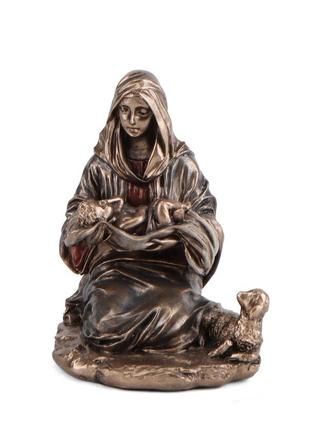 Статуетка "марія з немовлям ісусом"  (6.5 см) veronese