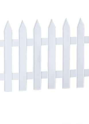 Садовое ограждение prosperplast garden classic, белое, 3,2 м