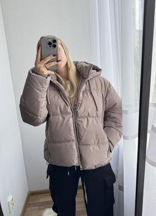 Куртка zara пуховик