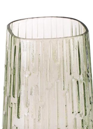 Стеклянная декоративная ваза для цветов "стеклянная гармония", 22,5 см, декор для дома