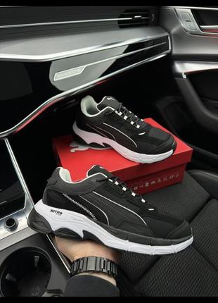 Мужские кроссовки puma teveris nitro black white