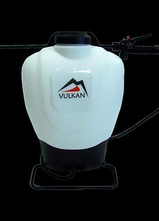 Vulkan обприскувач акум. 15л old-15l, 18в, 4а/год li ion, цифров. вольтметр, віброізол. проставка на спину,