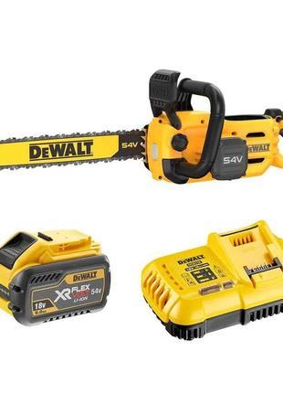 Профессиональная пила цепная аккумуляторная бесщеточная dewalt dcmcs574x1 am