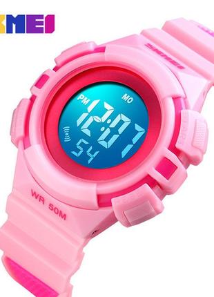 Детские наручные часы skmei 1485 (розовые)