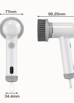 Электрическая щетка resteq cleaning brush q1 с множеством функций для уборки, разные...