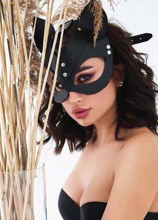 Бдсм черная маска кошки эротическая акссесуары сексуальные качественные