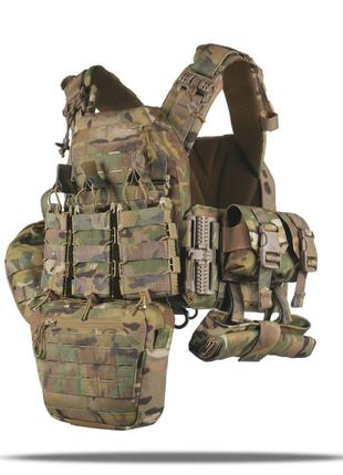 Плитоноска kiborg gu gen.2 + 8 подсумков мультикам