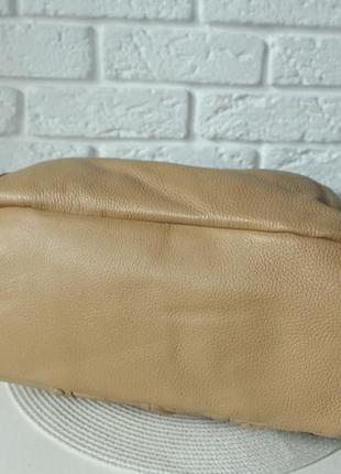 Велика добротнюща сумка з натуральної шкіри geniune leather. італія.6 фото