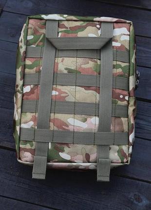 Комплект: компактний та легкий рюкзак на плитоноску та утилітарний підсумок.