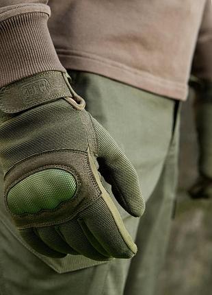 M-tac рукавички assault tactical mk.3 olive