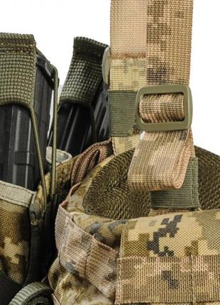 Ремінно-плечова система warbelt з підсумками, піксель9 фото