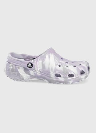 Нові фіолетові crocs w7 m9 стильні крокси жіночі бузкові  crocs оригінал 39р сабо crocs