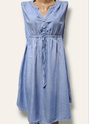 Блакитне плаття сукня h&m2 фото