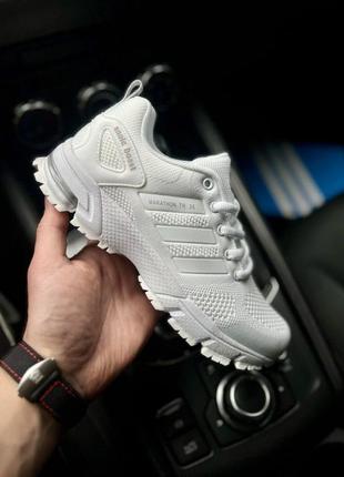 Кроссовки женские adidas marathon tr all white1 фото