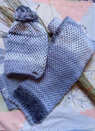 Sale! комплект шапка шарф hattson