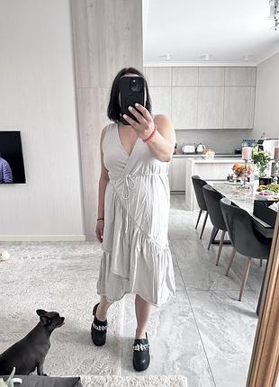 Платье на запах zara