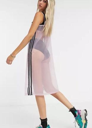 Прозора сукня schedule adidas mesh dress gp2160
