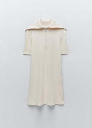 Вʼязана сукня поло zara