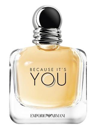 🩶 giorgio armani emporio armani because it's you парфуми жіноча туалетна вода армані