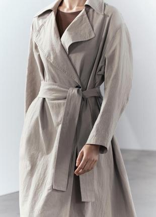 Тренч, плащ, плащик zara.