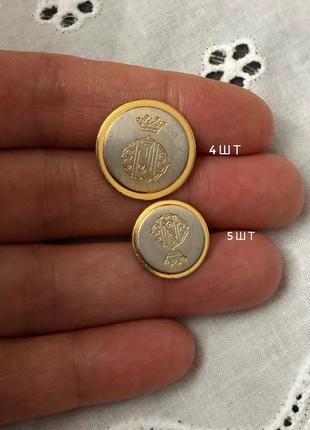 Ґудзики вінтаж. біколор.