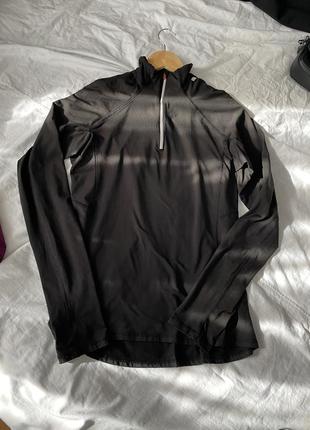 Термо кофта спортивная черная