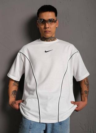 Стильна брендова футболка nike oversize чоловіча , жіноча